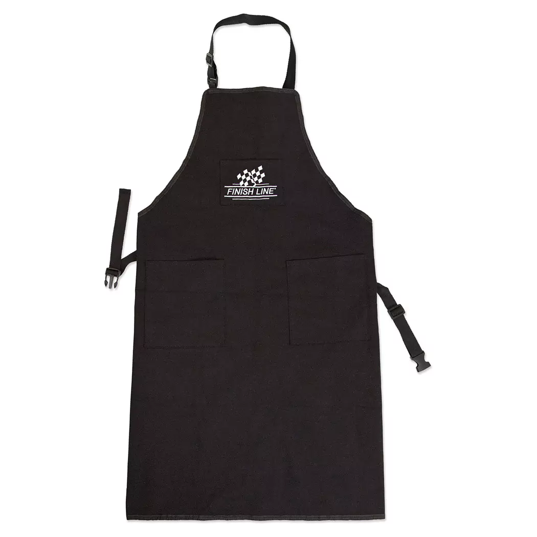 Grembiule Officina Finish Line – Nero in Cotone Lavabile